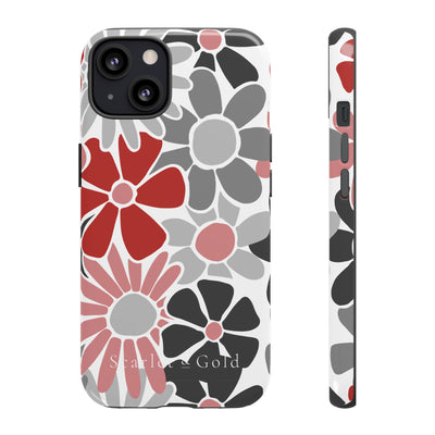 The Red & Black Floral | Phone Case