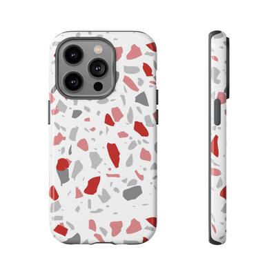 The Red & Black Terrazzo | Phone Case