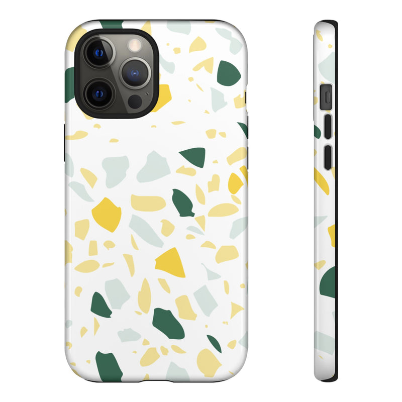 The Green & Gold Terrazzo | Phone Case