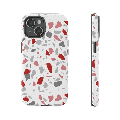 The Red & Black Terrazzo | Phone Case