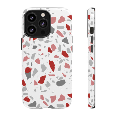 The Red & Black Terrazzo | Phone Case