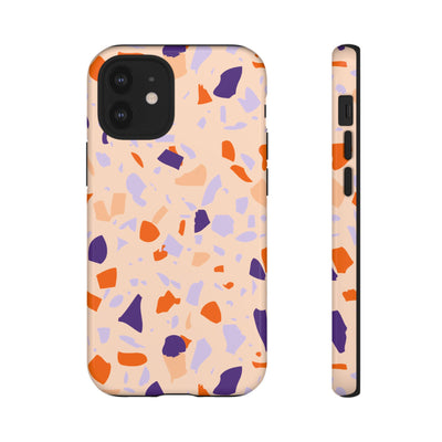 The Orange & Purple Terrazzo | Phone Case