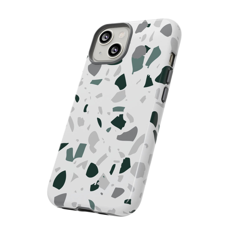 The Green & Grey Terrazzo | Phone Case