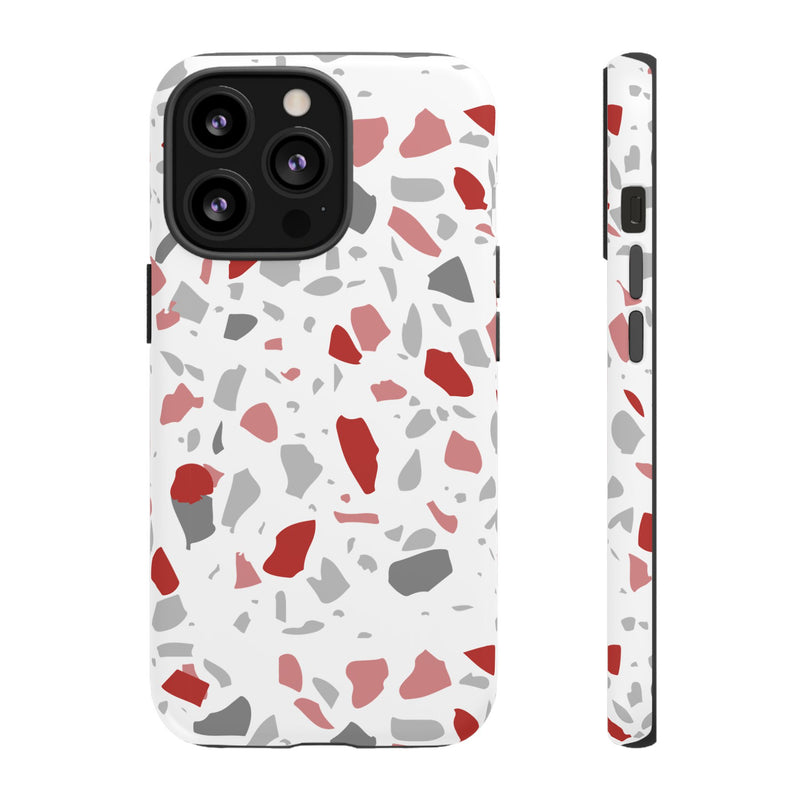 The Red & Black Terrazzo | Phone Case