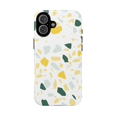 The Green & Gold Terrazzo | Phone Case