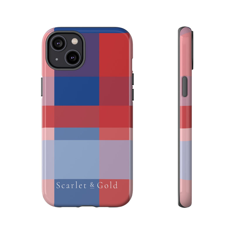 The Red & Royal Plaid | Phone Case