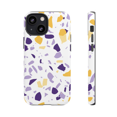 The Yellow & Purple Terrazzo | Phone Case