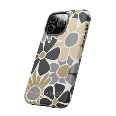 The Black & Gold Floral | Phone Case