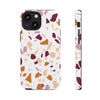The Maroon & Orange Terrazzo | Phone Case