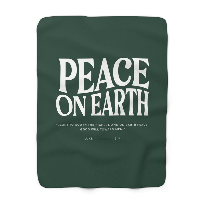 The Peace on Earth | Sherpa Blanket