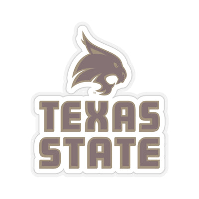 The Texas State Bobcat Block Logo | Sticker