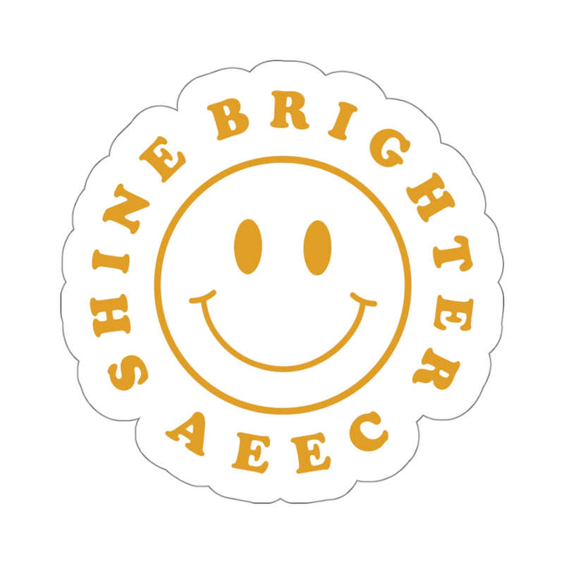 The Shine Brighter Smiley | Sticker