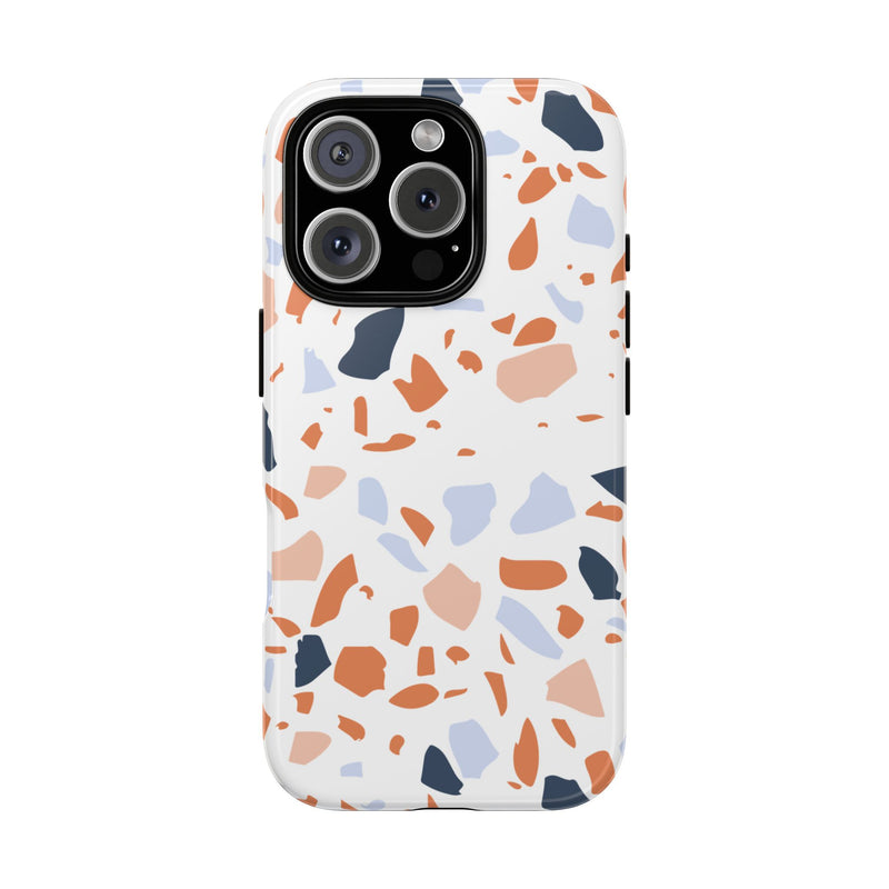 The Orange & Blue Terrazzo | Phone Case