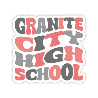 The Granite City Wavy | Sticker