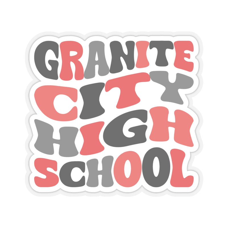 The Granite City Wavy | Sticker