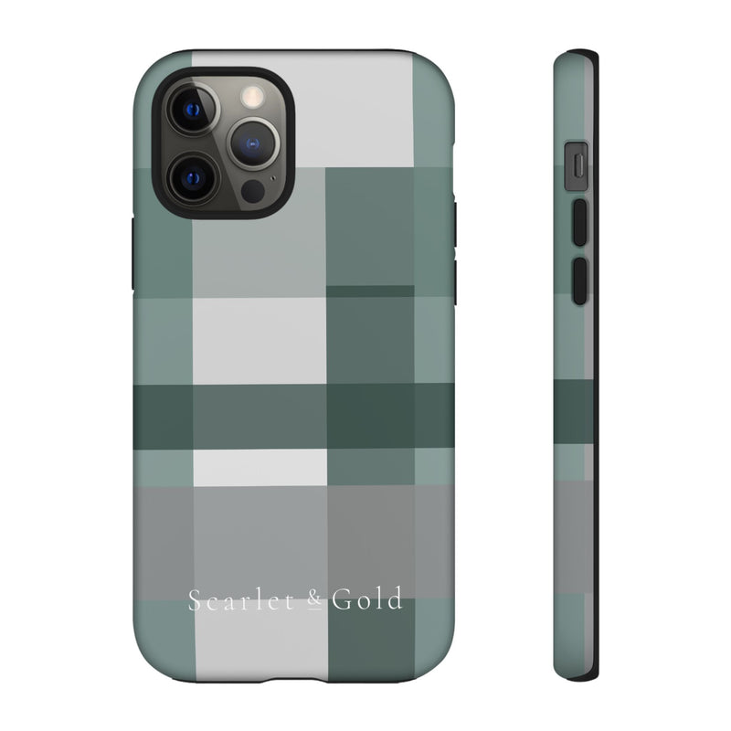 The Green & Grey Plaid | Phone Case