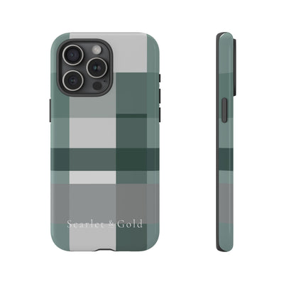 The Green & Grey Plaid | Phone Case