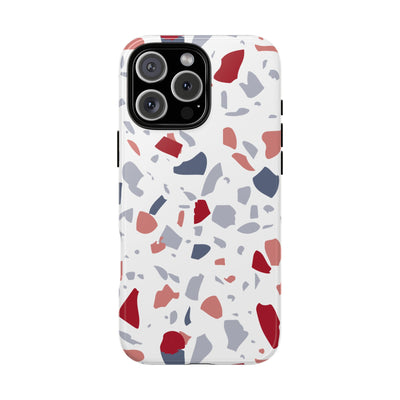 The Red & Blue Terrazzo | Phone Case