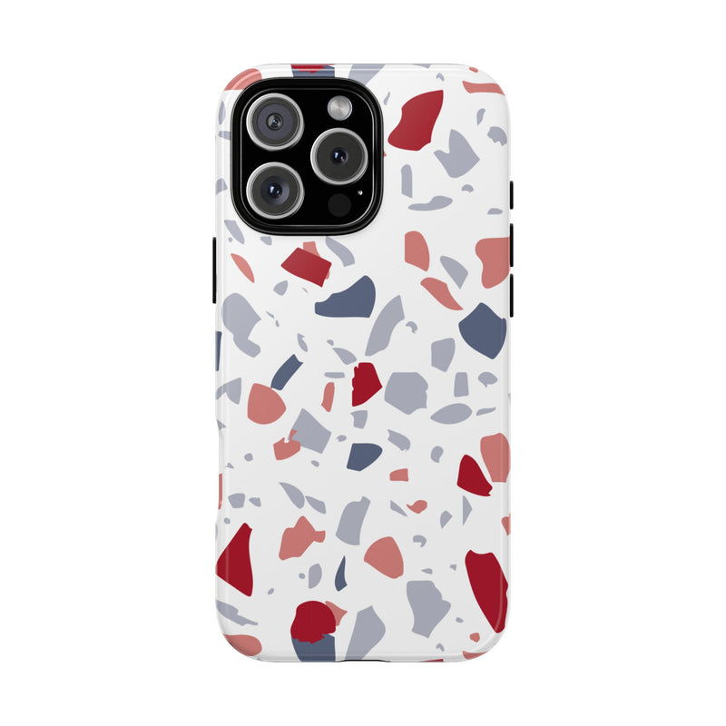 The Red & Blue Terrazzo | Phone Case