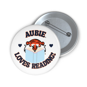 The Aubie Loves Reading | Button