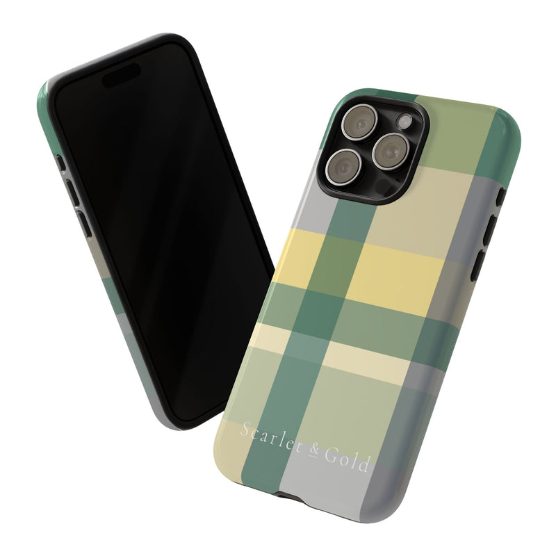 The Yellow & Green Plaid | Phone Case