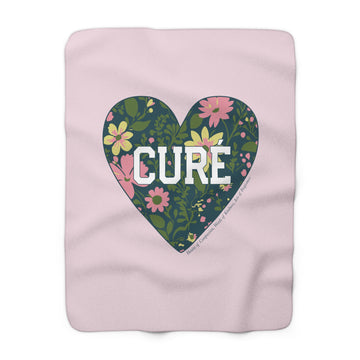 The Girly Cure' of Ars Heart | Sherpa Fleece Blanket