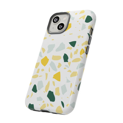 The Green & Gold Terrazzo | Phone Case