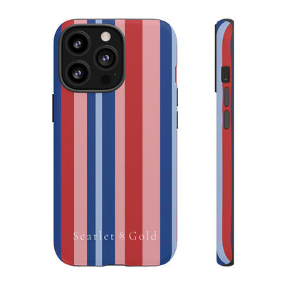 The Red & Royal Stripes | Phone Case