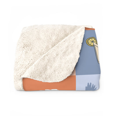 The Auburn All The Things | Sherpa Fleece Blanket