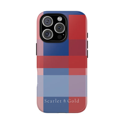 The Red & Royal Plaid | Phone Case