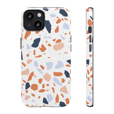 The Orange & Blue Terrazzo | Phone Case