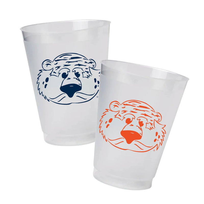 The Aubie Cup Set | Orange and Blue - Set of 6