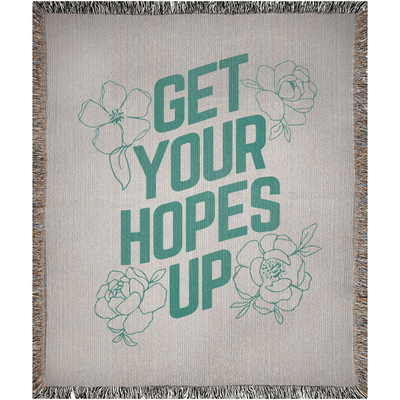 The Get Your Hopes Up | Woven Blankets
