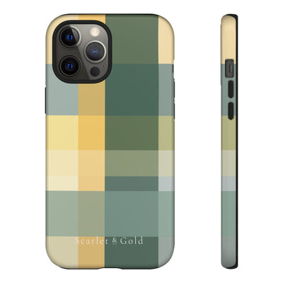 The Green & Gold Plaid | Phone Case