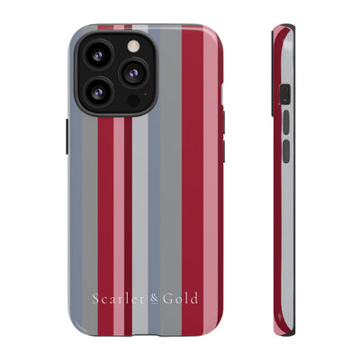 The Crimson & White Stripes | Phone Case