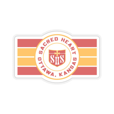 The SACRED HEART STRIPES |  Sticker