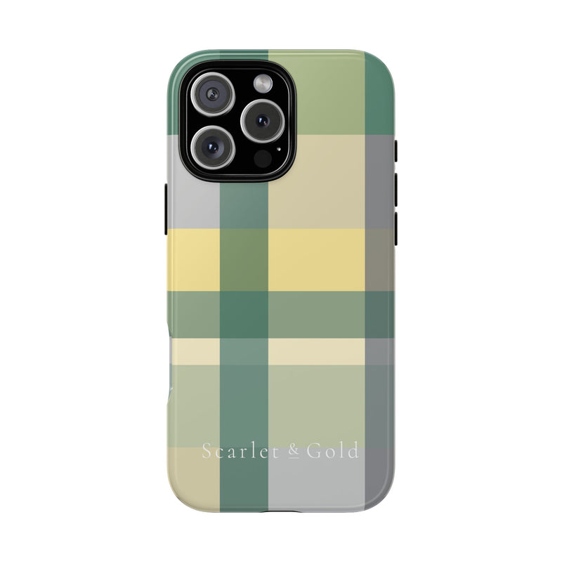 The Yellow & Green Plaid | Phone Case