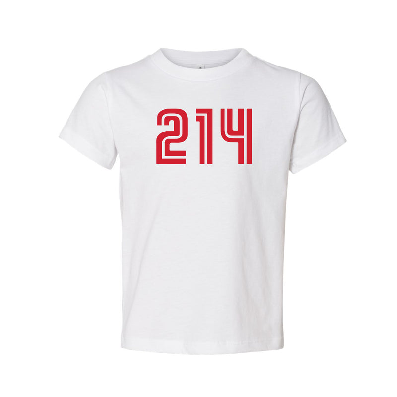 The 214 | Toddler White Tee