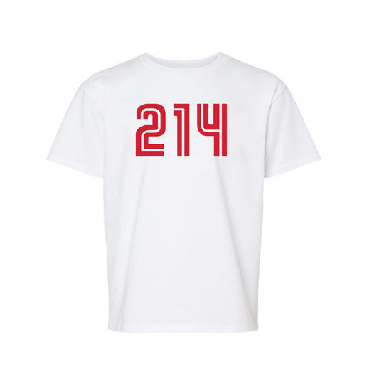 The 214 | Youth White Tee
