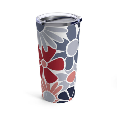 The Red & Blue Floral | Tumbler 20oz