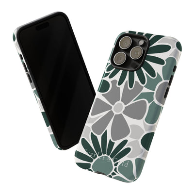 The Green & Grey Floral | Phone Case