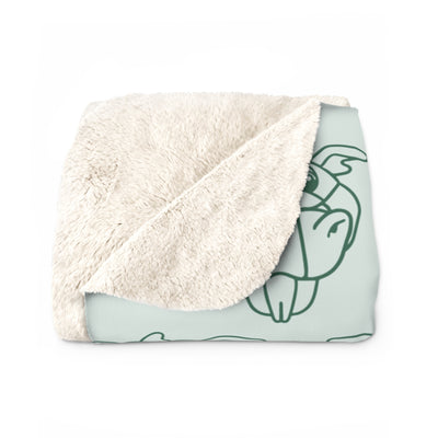 The Blaze Head Repeat | Sherpa Fleece Blanket