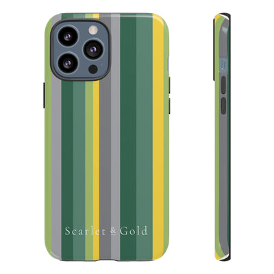 The Green & Yellow Stripes | Phone Case