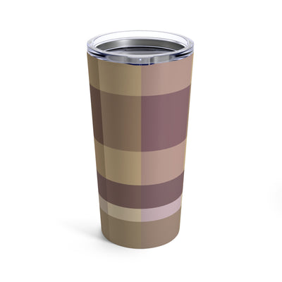 The Maroon & Gold Plaid | Tumbler 20oz