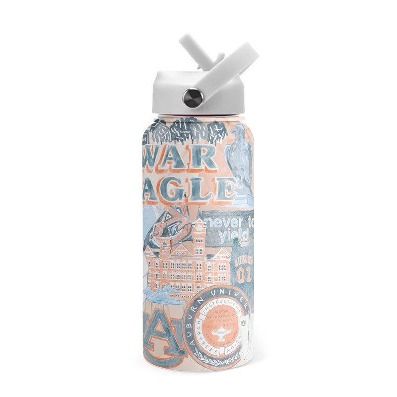 The Auburn University 32 oz Insulated Water Bottle