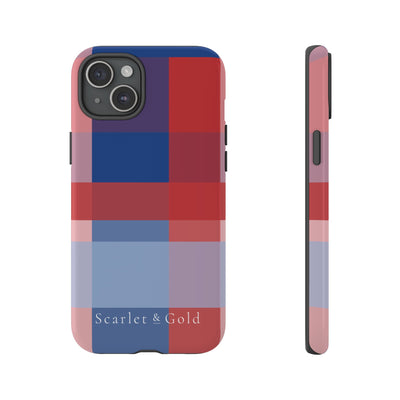 The Red & Royal Plaid | Phone Case