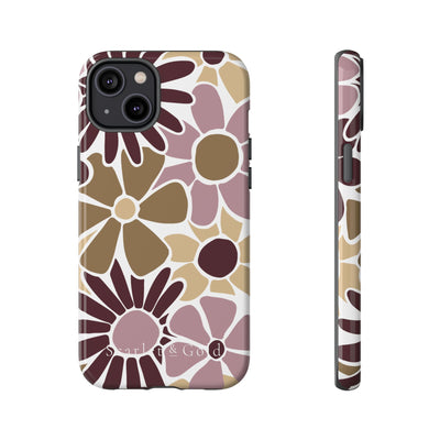 The Maroon & Gold Floral | Phone Case