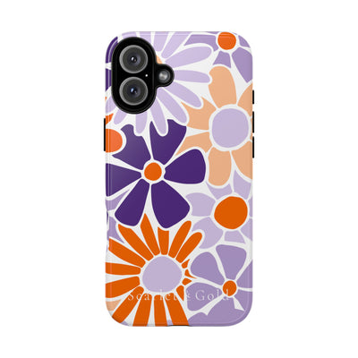 The Orange & Purple Floral | Phone Case