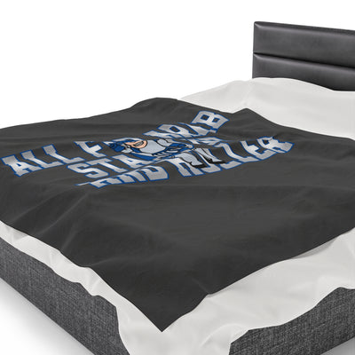 The All For Arab Stand Up and Holler | Velveteen Plush Blanket