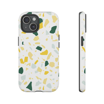 The Green & Yellow Terrazzo | Phone Case